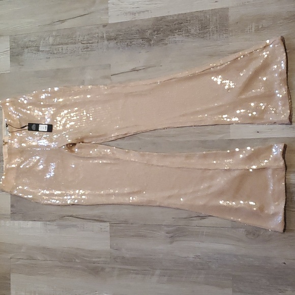 Fashion Nova Outshining Sequin Flare Pant - Picture 3 of 9
